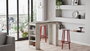 Hanah Home Mesa de bar St1-Gt Gris